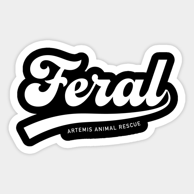 Feral Sticker by Artemis Animal Rescue